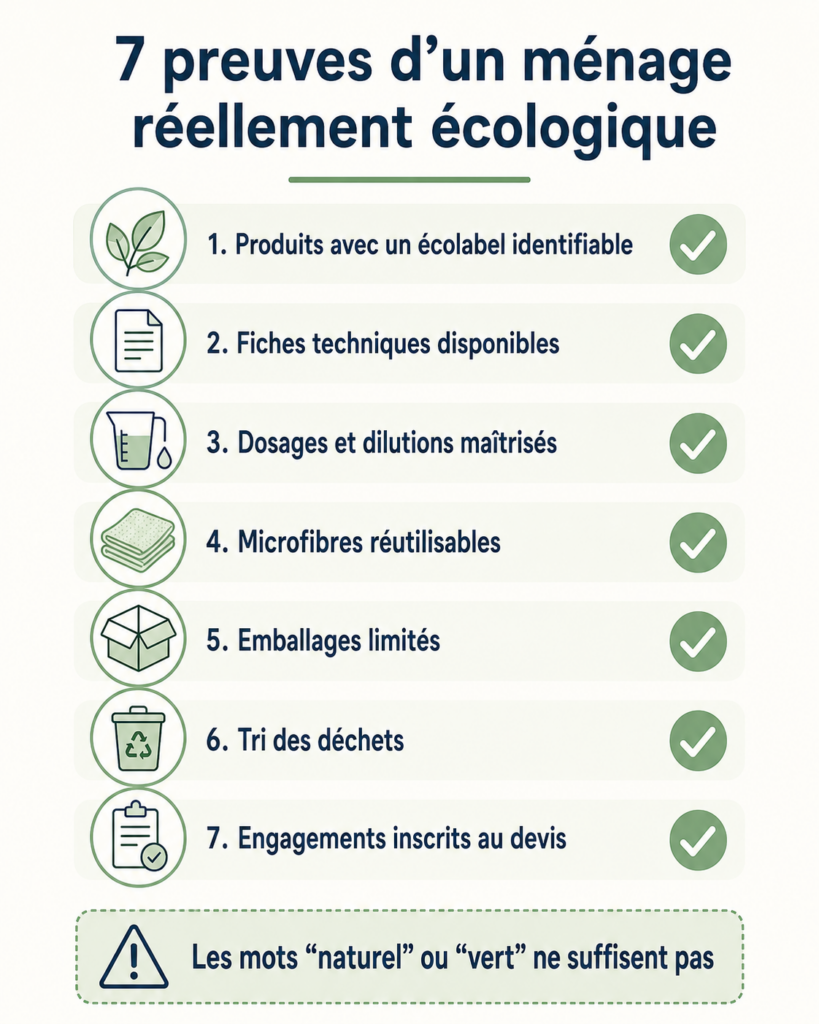 Les 7 preuves d´un ménage réellement écologique