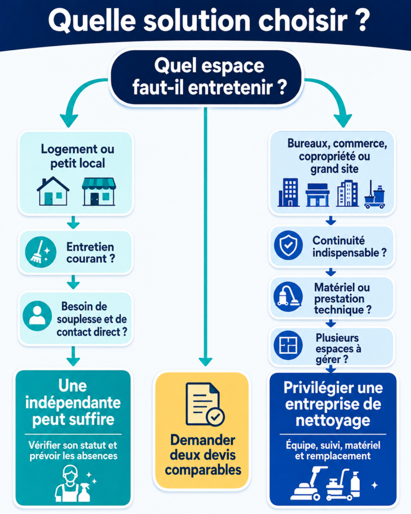 comprendre les status d'une femme de ménage pour mieux choisir